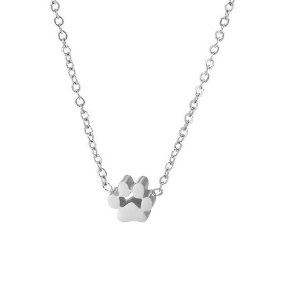 Forever Paw Prints Necklace