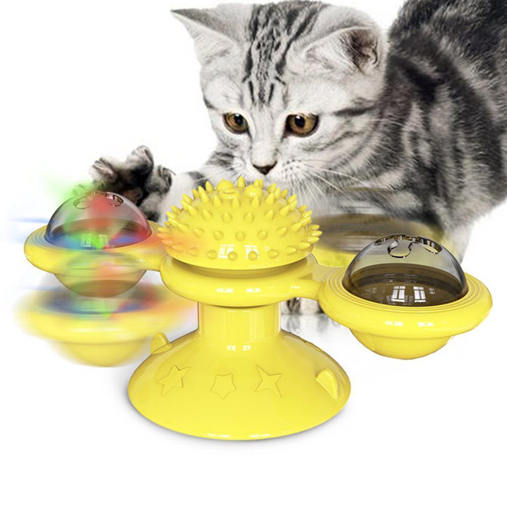 Scratch Hair Windmill Cat Toy