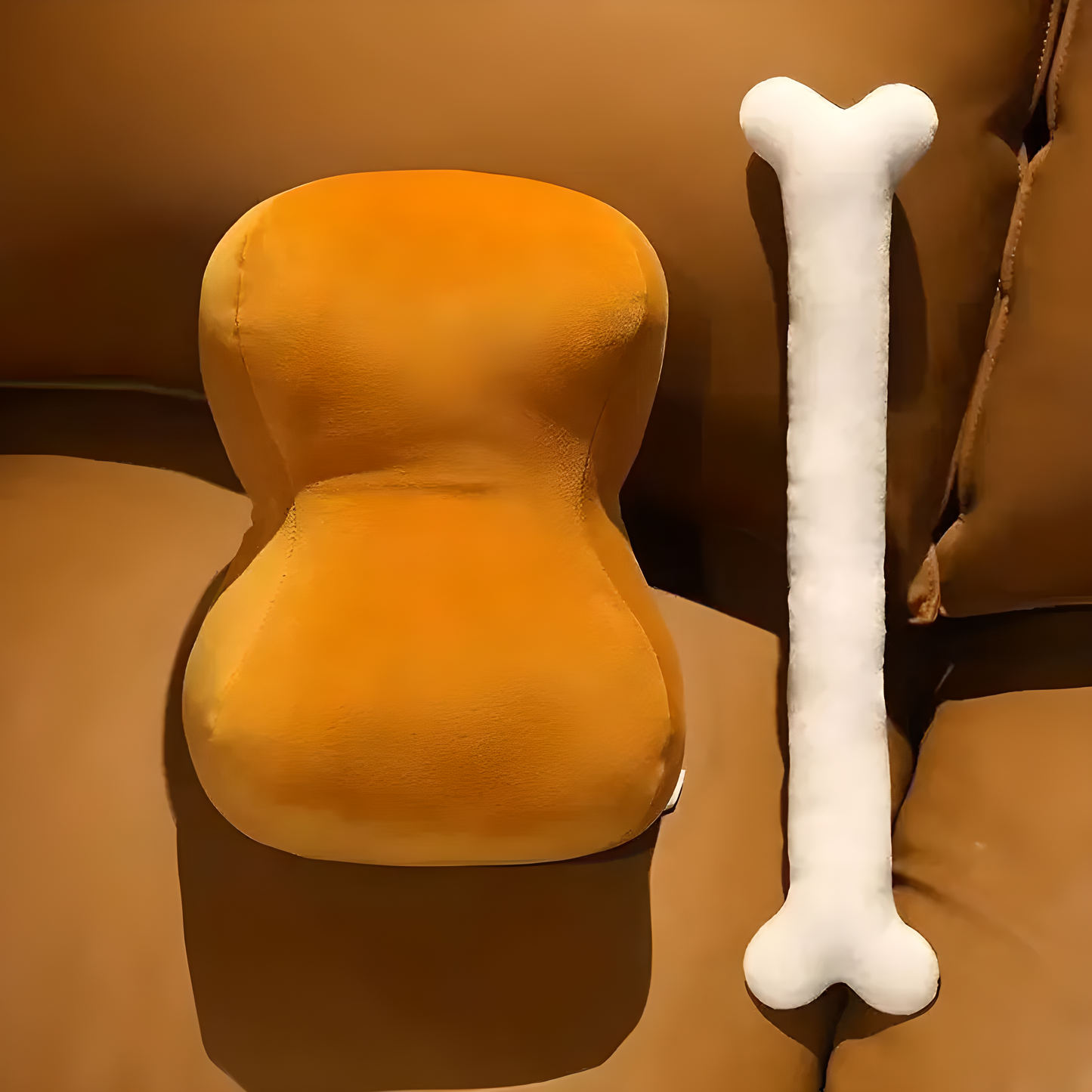 Cute Meat Bones Plush Throw Pillow Toy