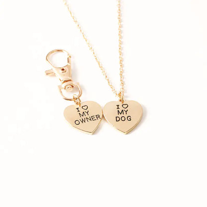 HeartBond Matching Necklace & Dog Tag