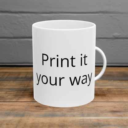 Custom Pug Mug — Personalized With Your Pug's Photo & Name 11oz & 15oz