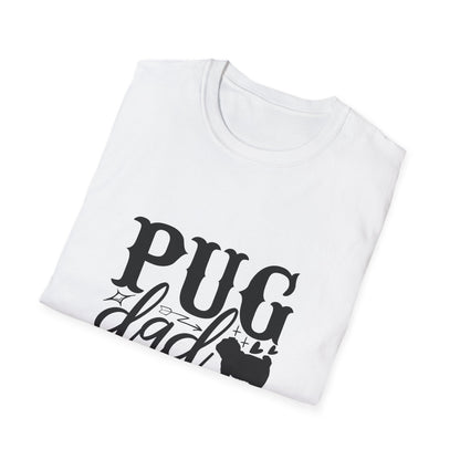 Pug Dad T-Shirt — Cute Pug Silhouette Tee for Dog Lovers, Father’s Day Gift