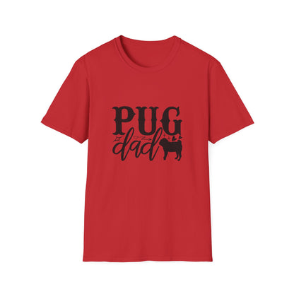 Pug Dad T-Shirt — Cute Pug Silhouette Tee for Dog Lovers, Father’s Day Gift