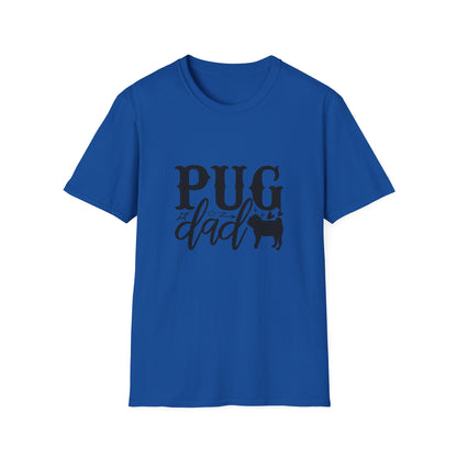 Pug Dad T-Shirt — Cute Pug Silhouette Tee for Dog Lovers, Father’s Day Gift