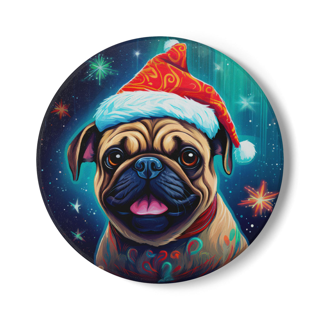 Bark the Halls Pug Love - Coaster Set