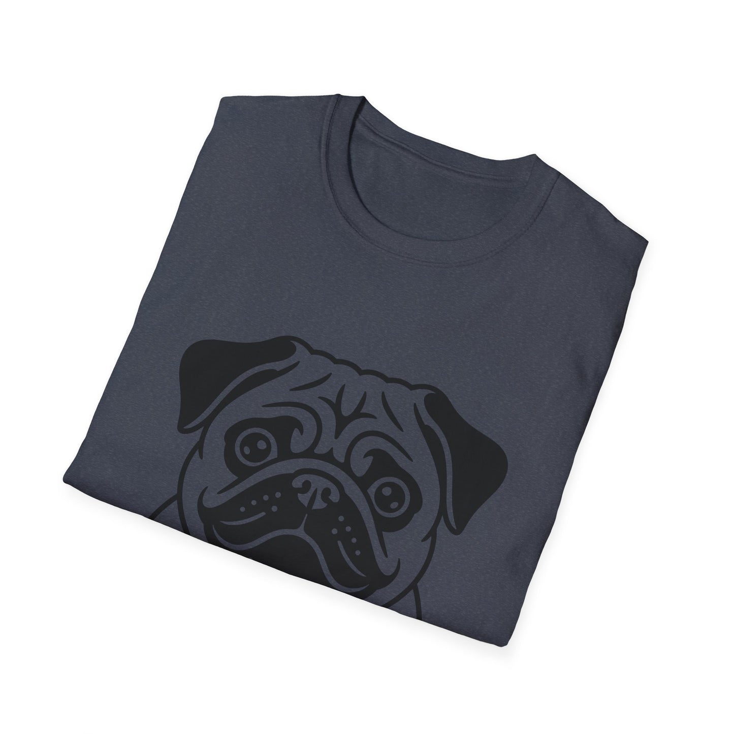 I Love My Pug T-Shirt — Cute Pug Silhouette Tee for Dog Lovers