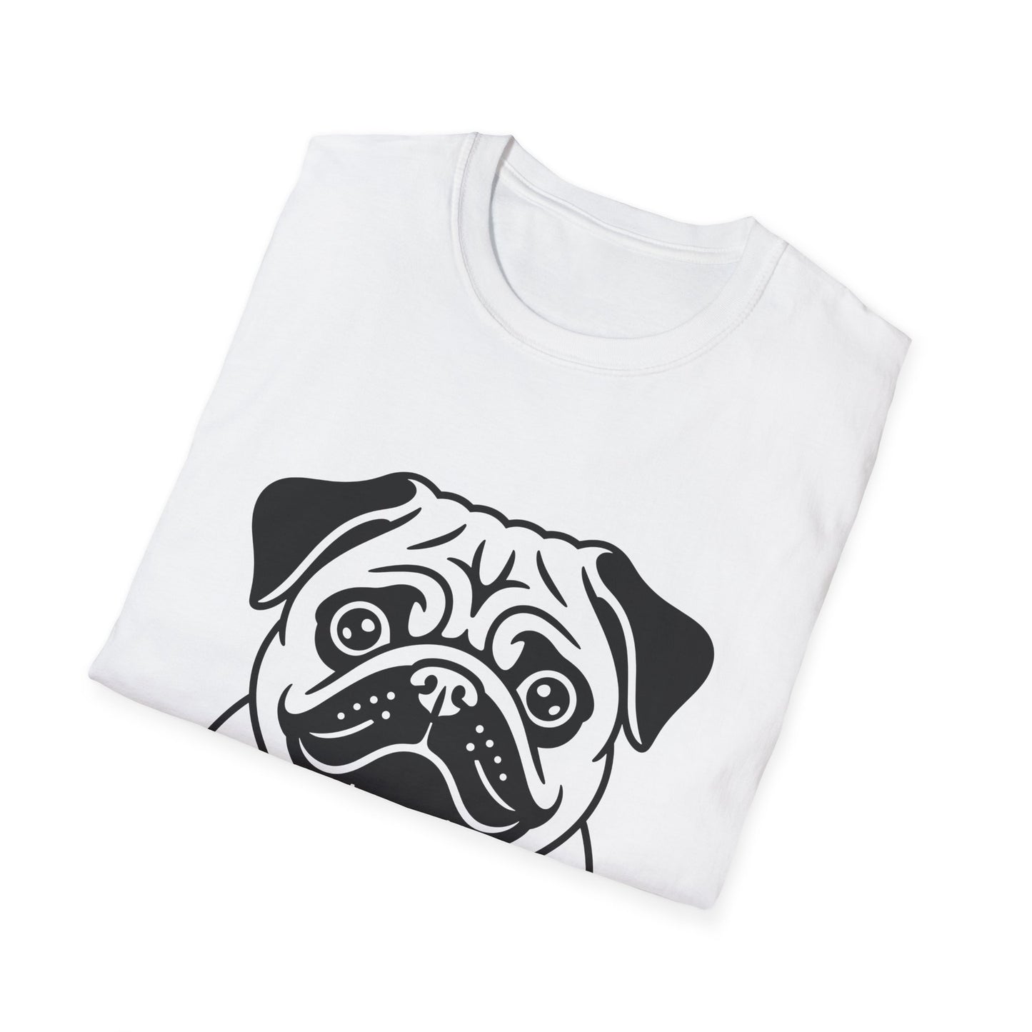 I Love My Pug T-Shirt — Cute Pug Silhouette Tee for Dog Lovers