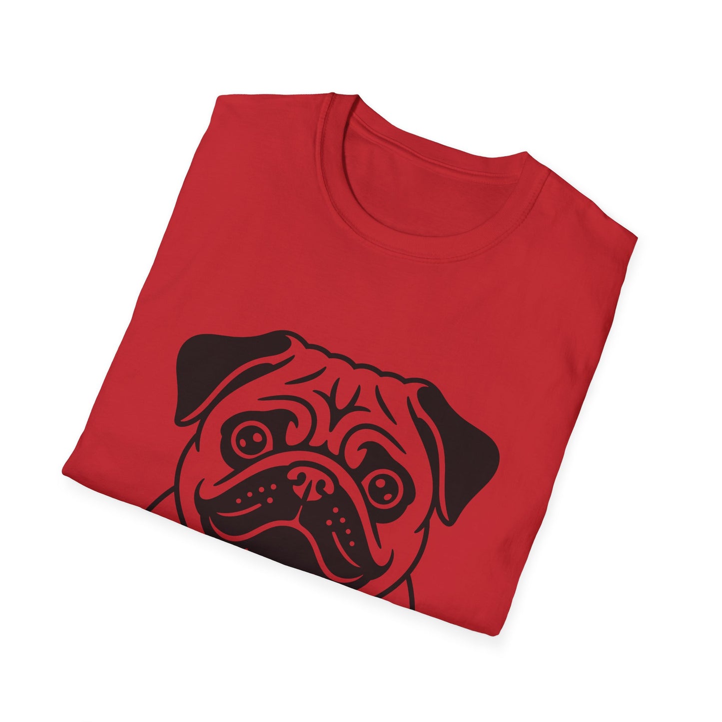 I Love My Pug T-Shirt — Cute Pug Silhouette Tee for Dog Lovers
