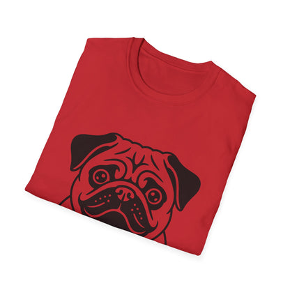 I Love My Pug T-Shirt — Cute Pug Silhouette Tee for Dog Lovers