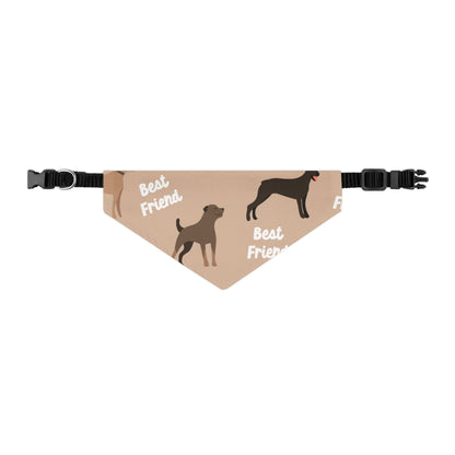 Best Friend Pet Bandana Collar — Cute Dog Accessory