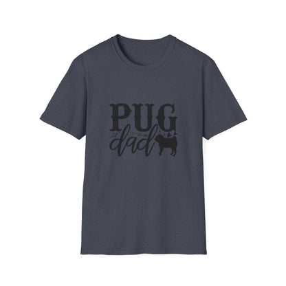 Pug Dad T-Shirt — Cute Pug Silhouette Tee for Dog Lovers, Father’s Day Gift