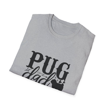 Pug Dad T-Shirt — Cute Pug Silhouette Tee for Dog Lovers, Father’s Day Gift