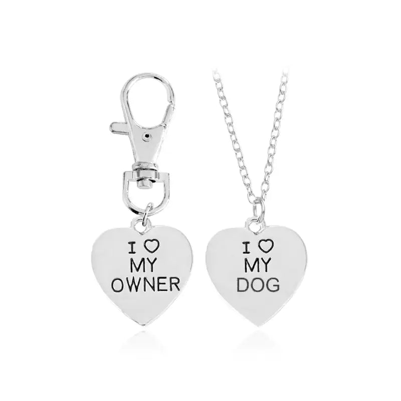 HeartBond Matching Necklace & Dog Tag