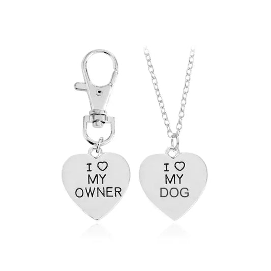 HeartBond Matching Necklace & Dog Tag