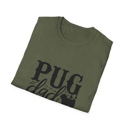 Pug Dad T-Shirt — Cute Pug Silhouette Tee for Dog Lovers, Father’s Day Gift