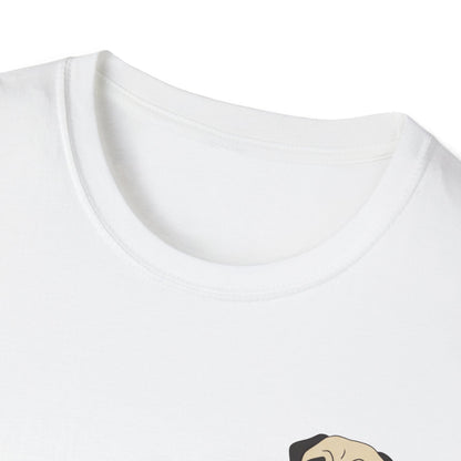 Pocket Pug T-Shirt — Cute Minimalist Pug Tee for Animal Lovers