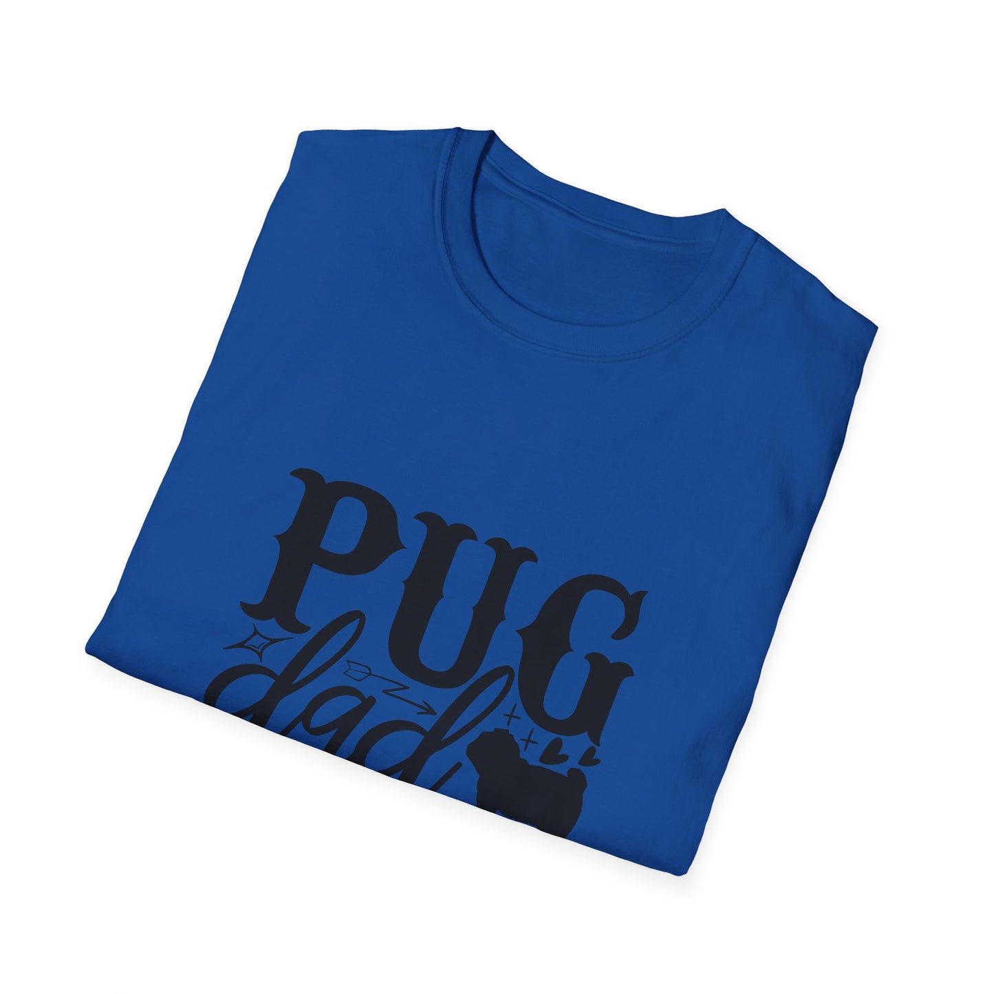 Pug Dad T-Shirt — Cute Pug Silhouette Tee for Dog Lovers, Father’s Day Gift