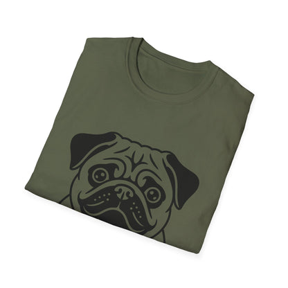 I Love My Pug T-Shirt — Cute Pug Silhouette Tee for Dog Lovers