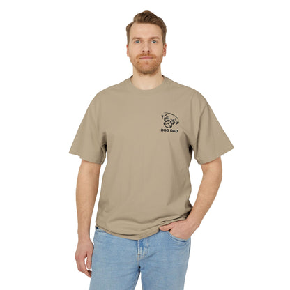 Dog Dad Tee — Vintage Faded Embroidered Chest Detail