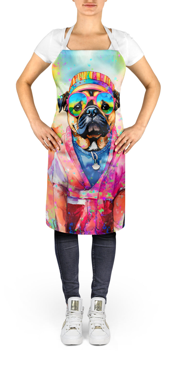 Pug Hippie Dawg Apron-1