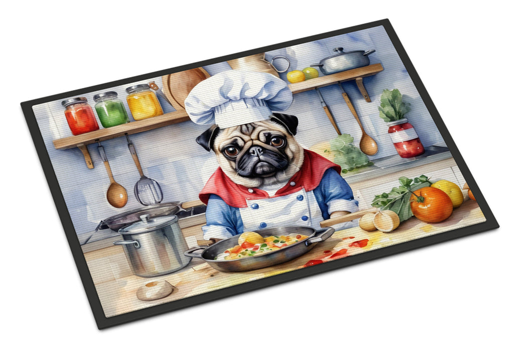 Pug The Chef Doormat-0