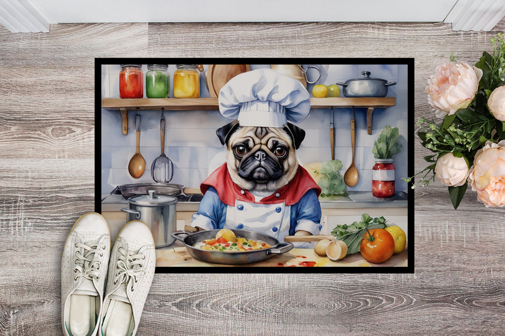 Pug The Chef Doormat-1