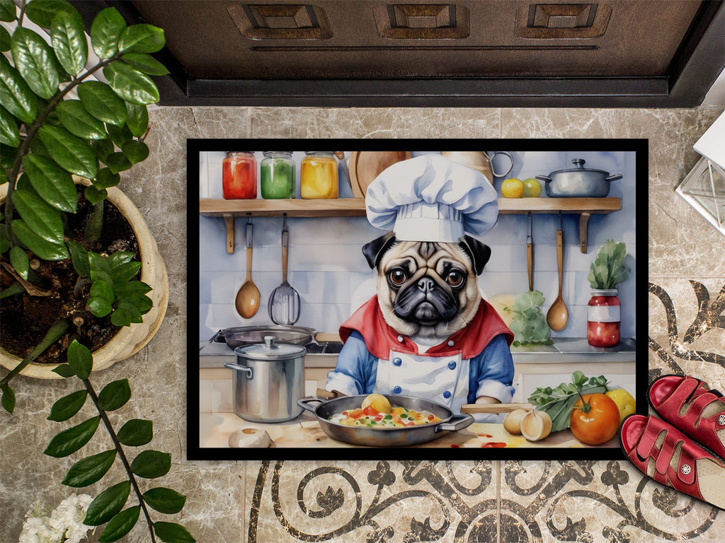Pug The Chef Doormat-2