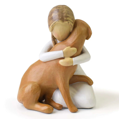 Angel Hug Dog Memorial Gift – Comfort & Healing