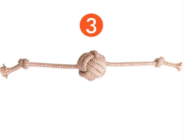 Cotton Hemp Rope Dog Toy Set – Eco-Friendly Fun (9-Pack)