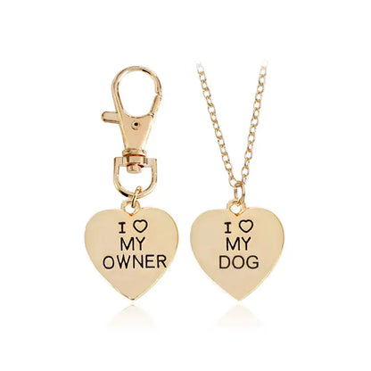 HeartBond Matching Necklace & Dog Tag