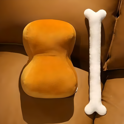 Cute Meat Bones Plush Throw Pillow Toy