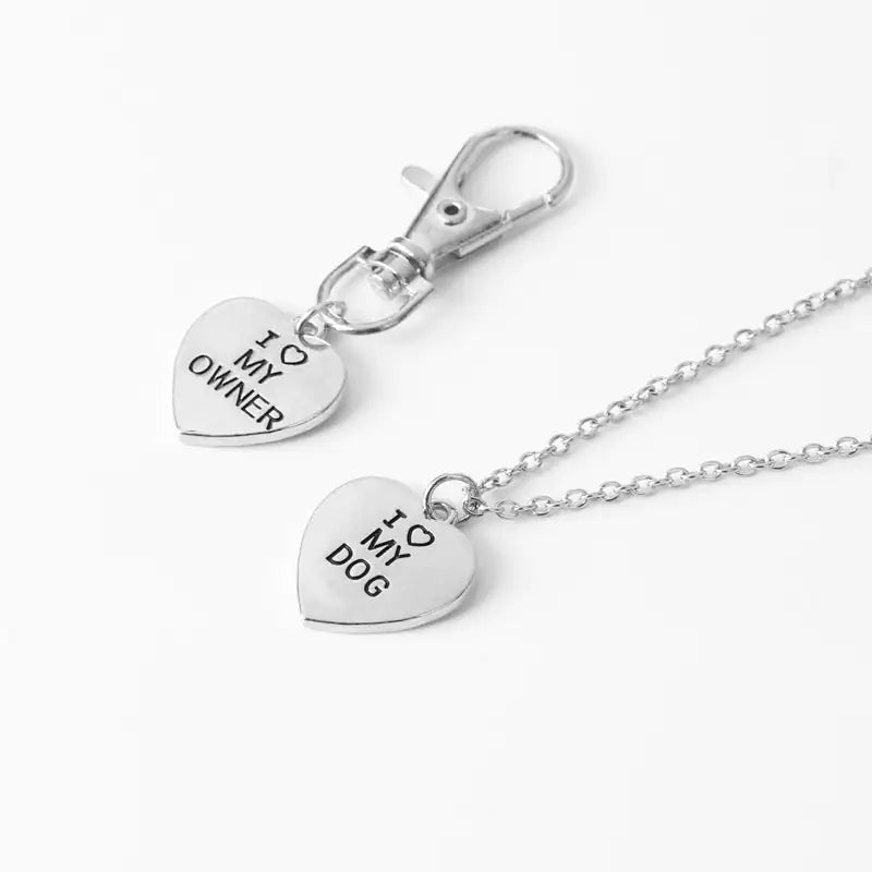 HeartBond Matching Necklace & Dog Tag
